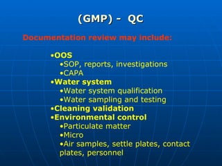 Good Manufacturing Practices For Quality Control | PPT