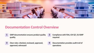 GMP TERMS presentation which is used in Pharma | PDF