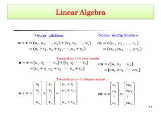 Linear Algebra
 
