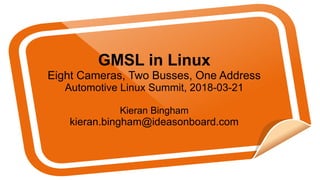 GMSL in Linux | PDF