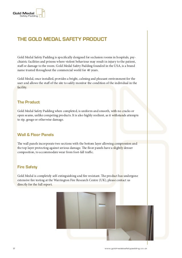 Gold Medal a4 Brochure