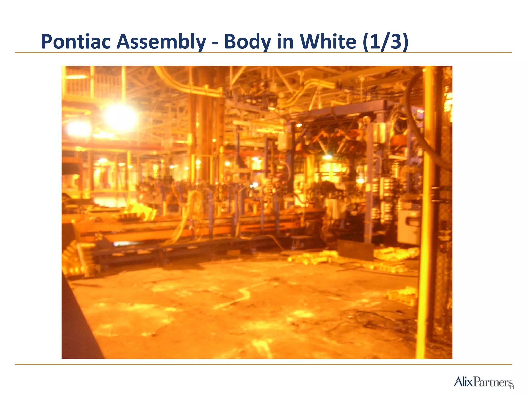 Pontiac Assembly - Body in White (1/3)
11