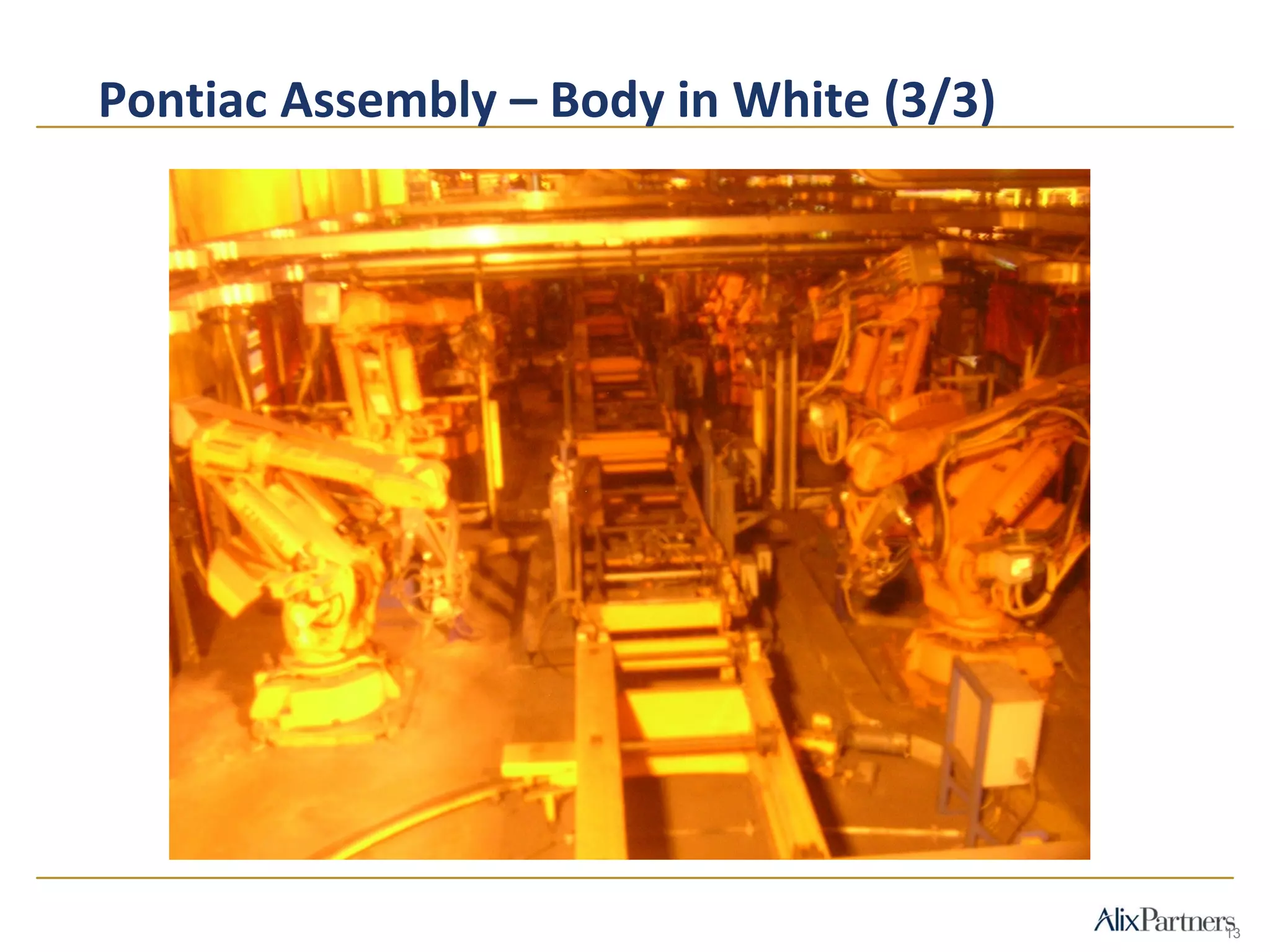 Pontiac Assembly – Body in White (3/3)
13