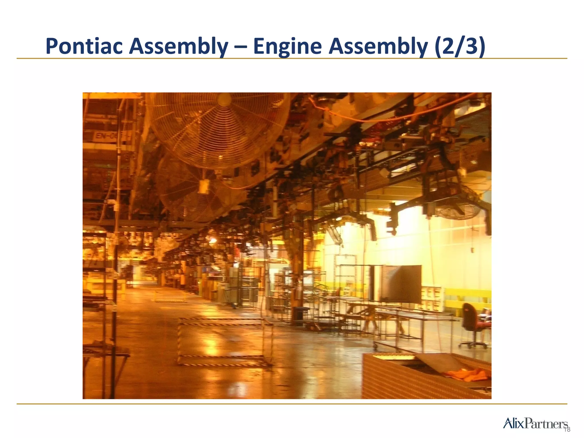 Pontiac Assembly – Engine Assembly (2/3)
18