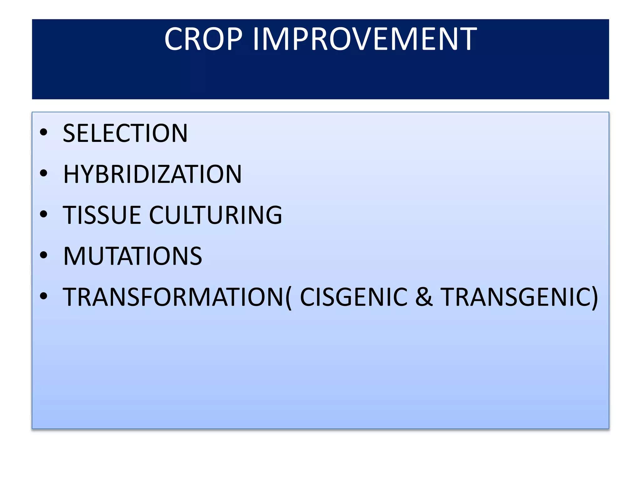 Genetically modified crops with special reference to herbicide ...