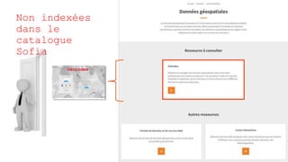 Non indexées
dans le
catalogue
Sofia
Géoindex
 