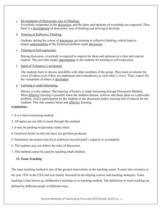 General methods of teaching | PDF