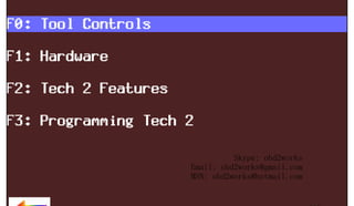 RETURN TO MAIN MENU

ww.
w

wor
d2
ob

om
s.c
k

Skype: obd2works
Email: obd2works@gmail.com
MSN: obd2works@hotmail.com

www.xcar360.com

 