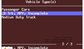 RETURN TO MAIN MENU

ww.
w

wor
d2
ob

om
s.c
k

Skype: obd2works
Email: obd2works@gmail.com
MSN: obd2works@hotmail.com

www.xcar360.com

 