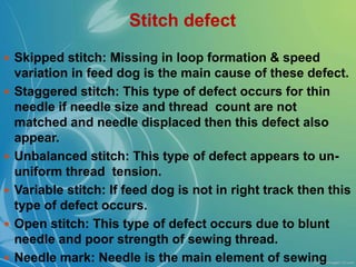 Garments Quality Control in Sewing | PPTX