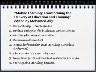 GMU/DAU Mobile Learning Workshop