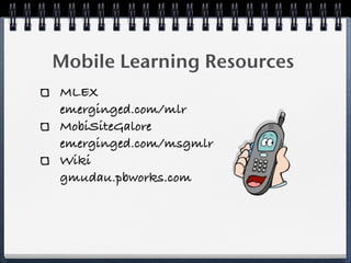GMU/DAU Mobile Learning Workshop