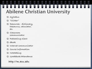 GMU/DAU Mobile Learning Workshop