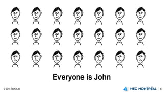 © 2015 Tech3Lab 5
Everyone is John
 