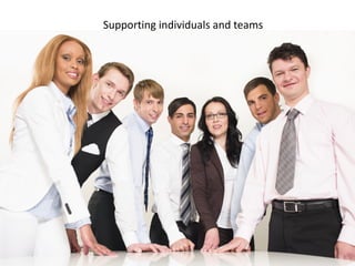 Supporting individuals and teams
 