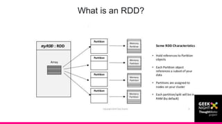 What is an RDD?
 
