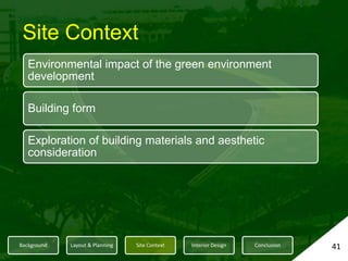 Building ServicesLevels 1 & 2 – Student Corners Places for students to relax, interact and eat 24