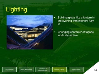 Fire Protection System Fire alarms and exit signs are found commonly along corridors and classroom