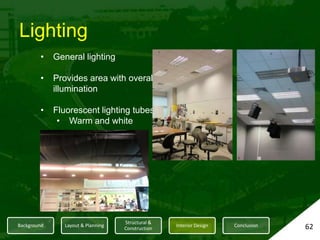 Fire sprinklers are spread evenly across the whole building