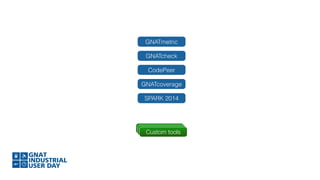 GNAT Pro User Day: GNATdashboard - Tracking and Improving Software ...
