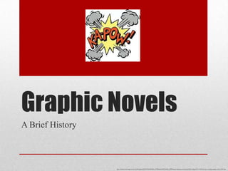 Graphic Novels
A Brief History

http://t3.gstatic.com/images?q=tbn:ANd9GcSdgu4T6RP4wTRaXEfIZqIr-aVTRIhpmoJjzJBVTKh8mi_WBPk3pg:go.standard.net/sites/default/files/images/2011/10/28/usu-show-examines-graphic-novels-16667.jpg

 