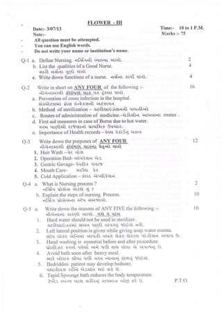 GNC FIRST YEAR GNM OLD EXAMINATION PAPER.pdf