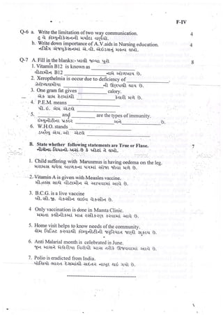 GNC FIRST YEAR GNM OLD EXAMINATION PAPER.pdf