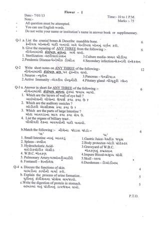 GNC FIRST YEAR GNM OLD EXAMINATION PAPER.pdf