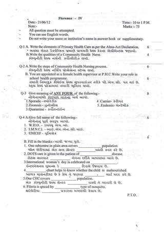 GNC FIRST YEAR GNM OLD EXAMINATION PAPER.pdf