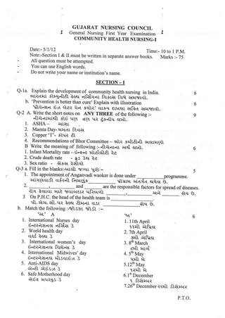 GNC FIRST YEAR GNM OLD EXAMINATION PAPER.pdf