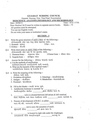GNC FIRST YEAR GNM OLD EXAMINATION PAPER.pdf