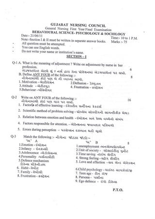 GNC FIRST YEAR GNM OLD EXAMINATION PAPER.pdf