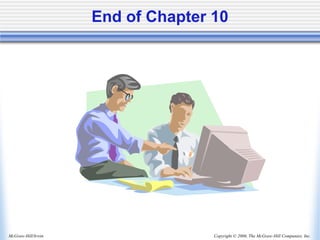 Copyright © 2006, The McGraw-Hill Companies, Inc.
McGraw-Hill/Irwin
End of Chapter 10
 