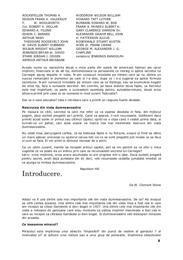 Gandeste Si Devii Bogat Napoleon Hill