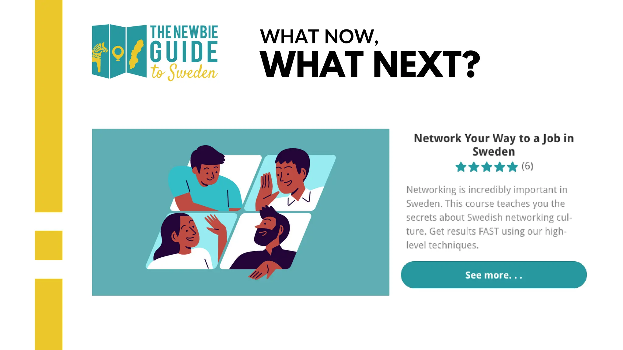 WHAT NOW,
WHAT NEXT?
 