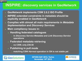 GFOSS DAY 2012 GeoNetwork Presentation