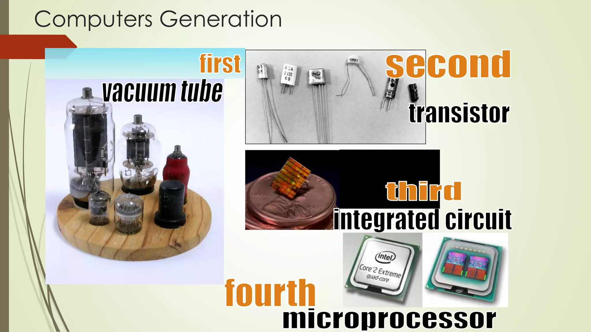 Computers Generation 
 