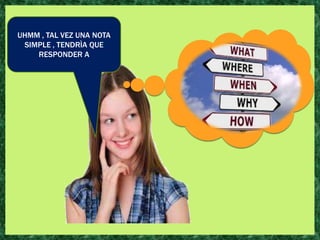 UHMM , TAL VEZ UNA NOTA
 SIMPLE , TENDRÌA QUE
    RESPONDER A
 