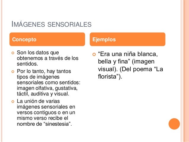 Imagenes Sensoriales Poesia | g 233 nero l 237 rico Imagenes Sensoriales Poesia | g 233 nero l 237 rico