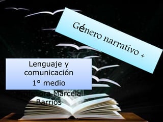 Lenguaje y
comunicación
1° medio
Profesora Marcela
Barrios
 