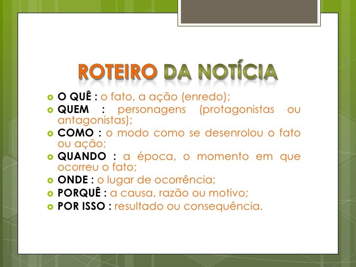 Gênero notícia