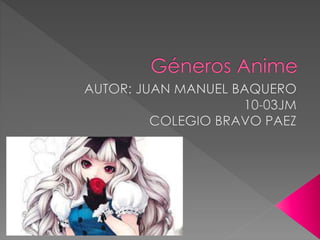 Géneros anime | PPT