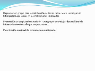 MÚLTIPLES MANIFESTACIONES CIENTÍFICAS