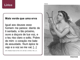 Gêneros e elementos literários