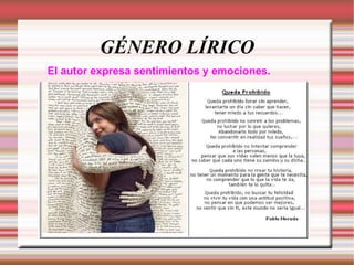 Recursos expresivos GÉNERO DRAMÁTICO 