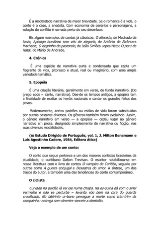 GêNeros LiteráRios