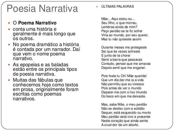 Ejemplo De Poemas Narrativos Images and Photos finder Ejemplo De Poemas Narrativos Images and Photos finder