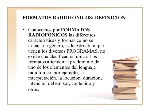 Géneros radiofónicos
