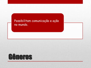 Gêneros