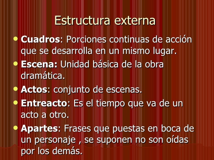 Get Estructura De La Obra Dramatica Images Dato Mapa